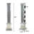 Amla Luxurious Floor Wine Rack, No assembly required