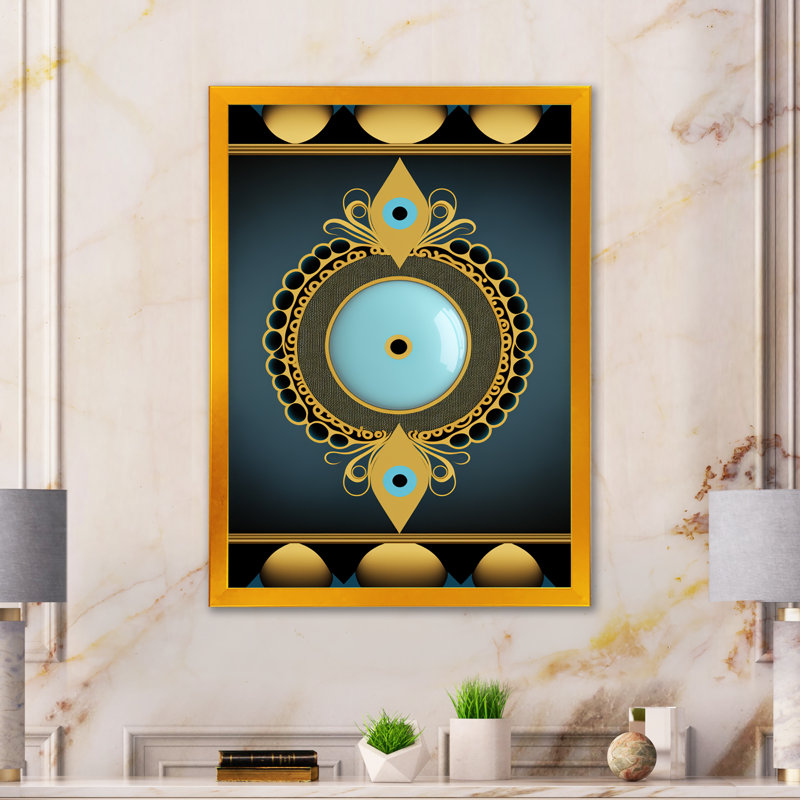 Oeil radieux du spectateur IV - reproduction sur toile, H 40 po x l 30 po x P 1,5 po, Toile avec cadre photo doré