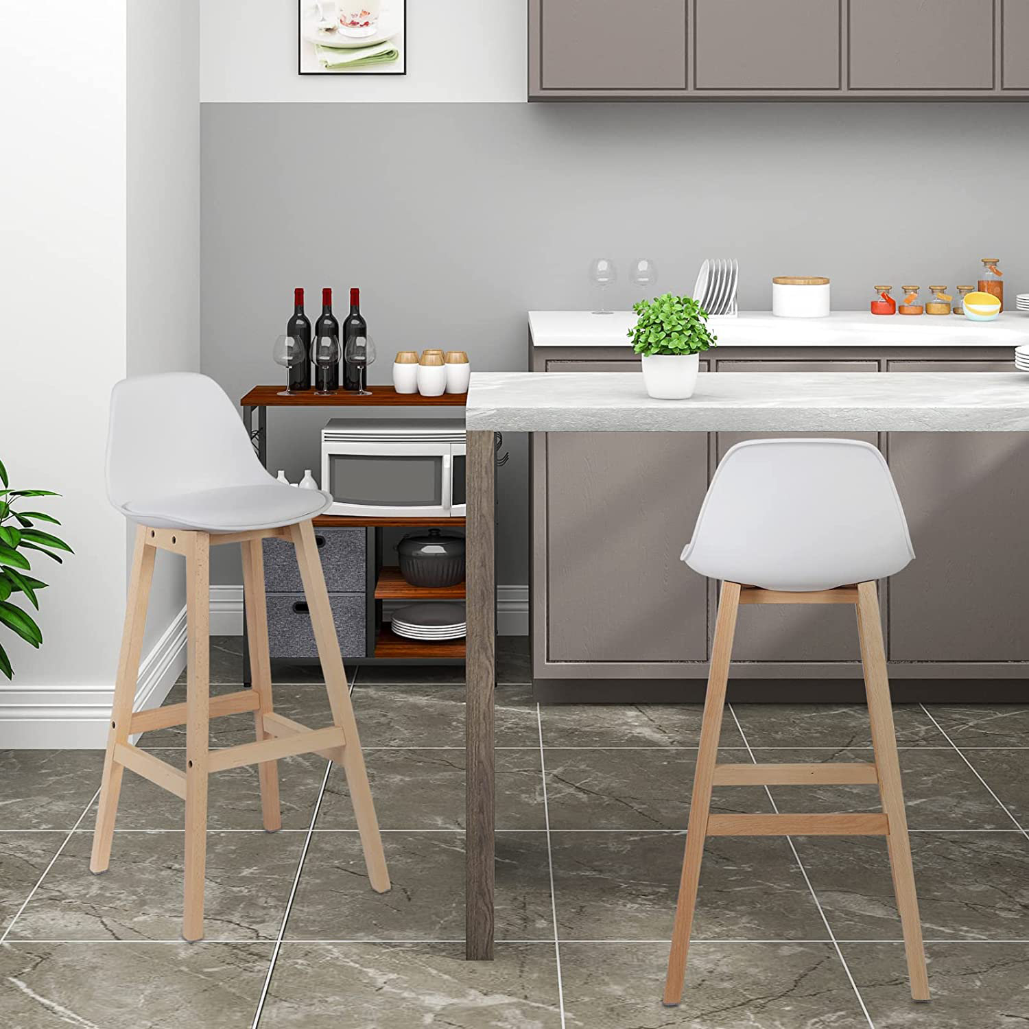 Ergonomic store counter stool