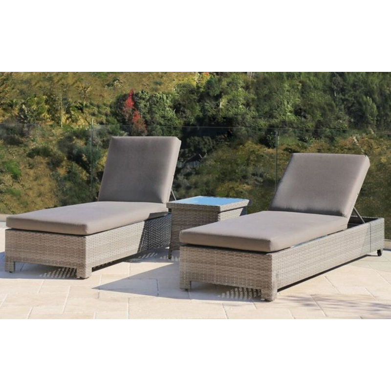 Belmont Double Sun Lounger Set with Cushions