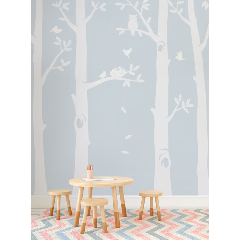 Dileo Nature 25 - Piece Wall Decal, 108" H x 110" W, White