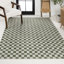 Tapis d'intérieur / extérieur vert / crème Aimee-1886129476