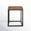 Solid wood frame end table Lenes