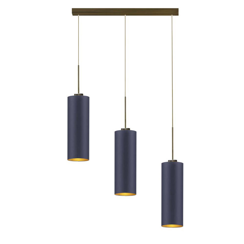 Tonasket 3 - Light Kitchen Island Pendant, Purple/Bronze