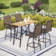 Alyne 4 - Person Metal Patio Dining Set with Rectangular Table