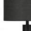 Table Lamp - 28"H, Black Metal Frame