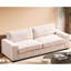 Canapé beige en velours côtelé 3 places - Design moderne pour un espace de vie spacieux et confortable-1396821261