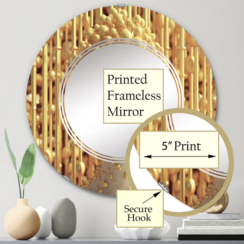 Beaucanton Circle Mirror, 24" x 24"