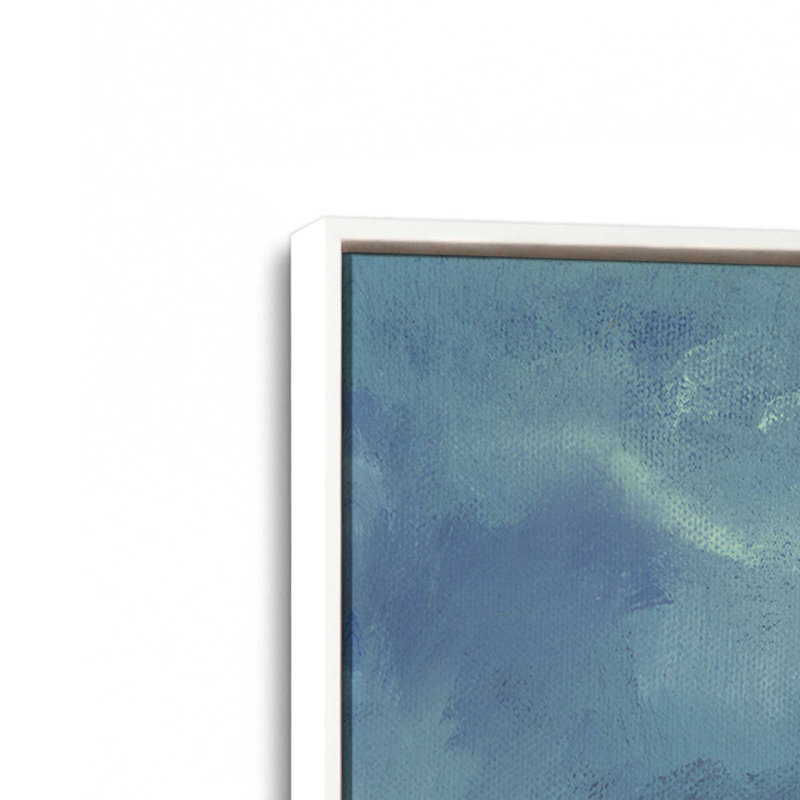 «Luminescent Dusk II», H 30,75 po x l 20,75 po, Blanc opaque