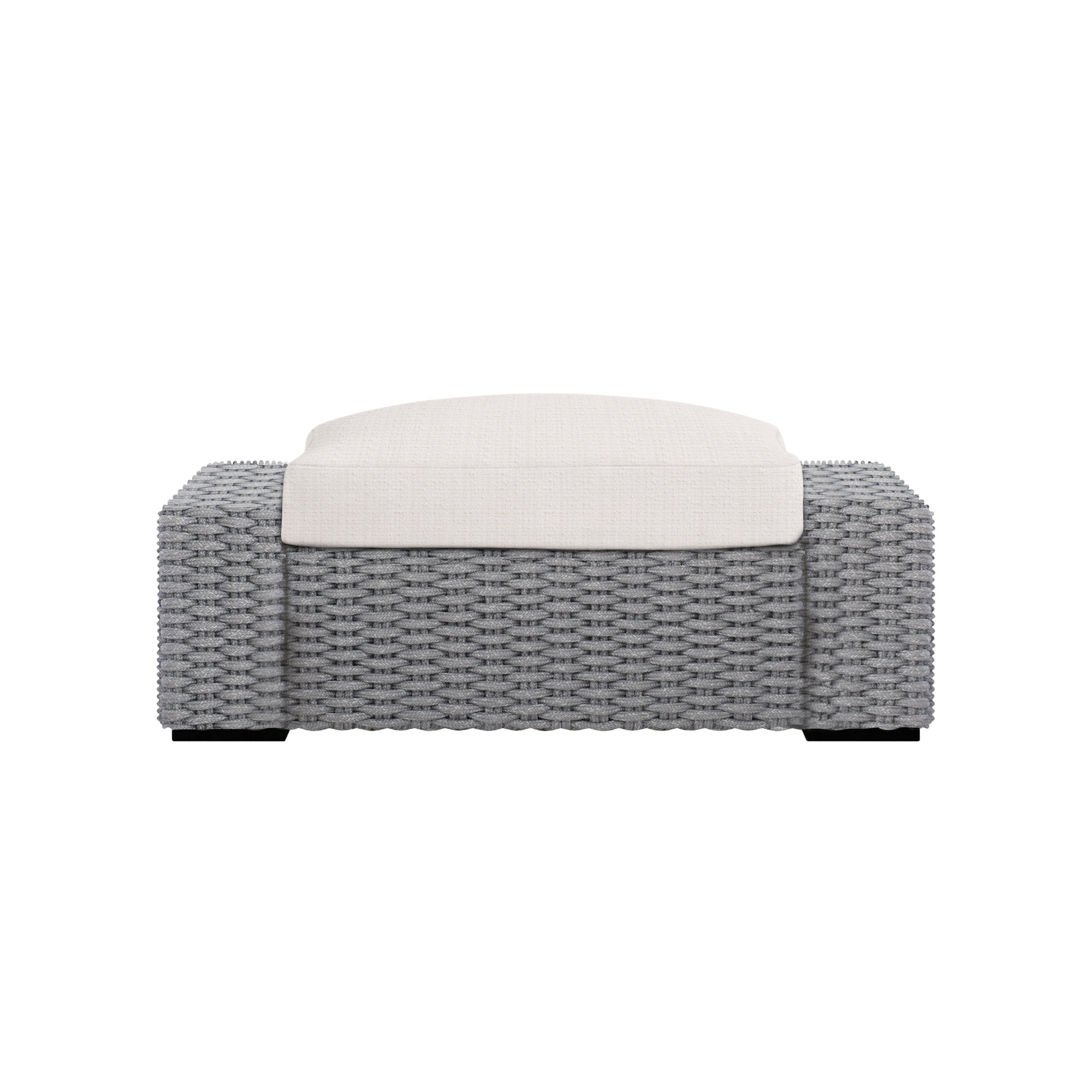 Capri Outdoor Ottoman with Cushion