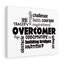Overcomer - Wrapped Canvas Print-986365967