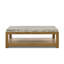 Roberta Coffee Table-Sandblasted White Marble