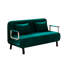 Antique Velvet Chaise Lounge For A Comfortable Living 55" Convertible Chair, With Frame & Pillow, Home Office Spaces-603287651-603287661
