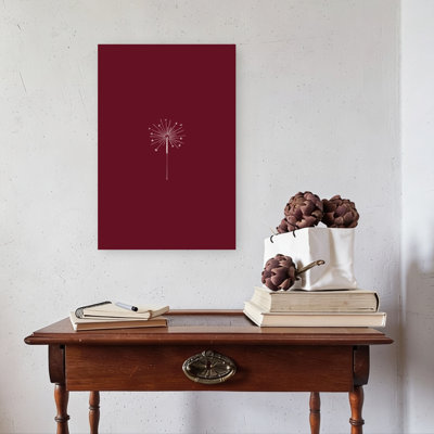 Elegant Celebration Sparkler Abstract Elegant Minimalist Landscape Nature Wall Art Print by Karen Menzenbach - Wrapped Canvas Print