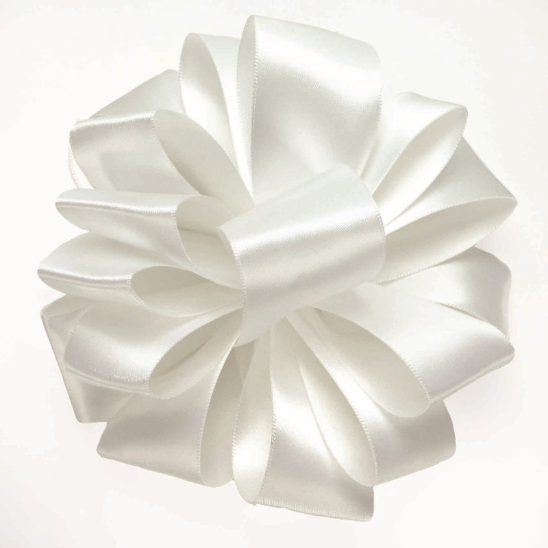 Ruban double face, Blanc