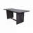 Farmhouse Large Dining Table, Rectangular Wood Dining Table, With X Solid Legs