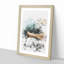 Old Harry Rocks in Dorset - Picture Frame Painting Print-56741636-56741632