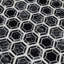 Noir Hexagon 12 in. x 13 in. Polished Marble Mosaic Floor and Wall Tile-49665335