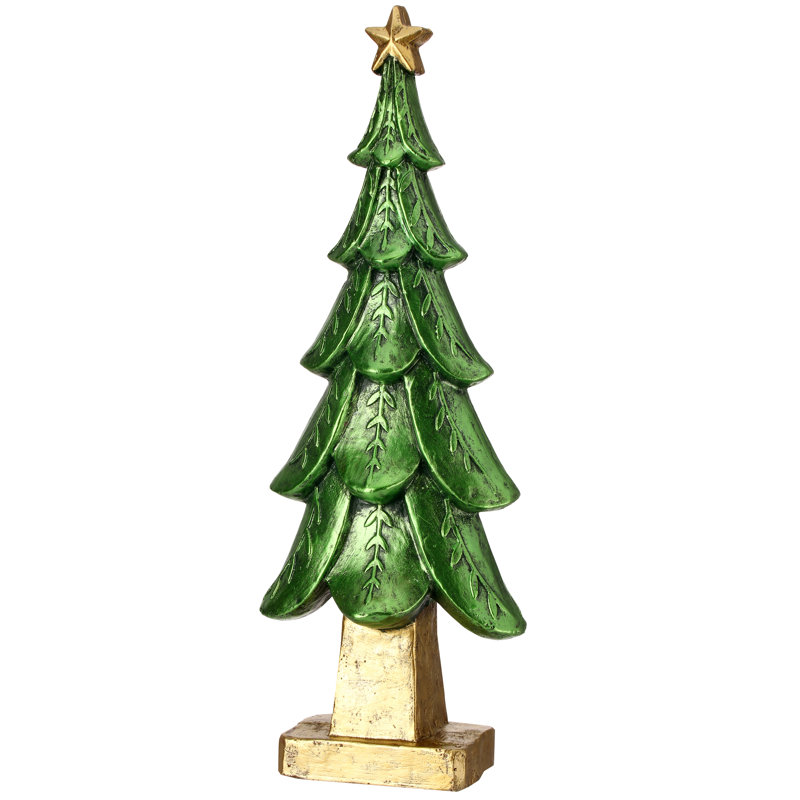 22" Mgo Standing Gilded Tree