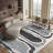 Casablanca 447 Hand Tufted Wool Pile Abstract Rug-1461045776