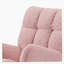 Chaise berçante rembourrée avec dossier haut Comfy-978874045