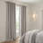 Mira Grey 100% polyester Mira Total Blackout 52x84" Window Panel Pair-128757290