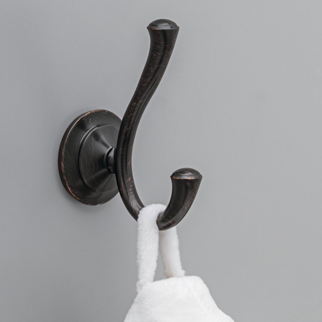 Linden™ Double Towel Hook Bath Hardware Accessory Delta 