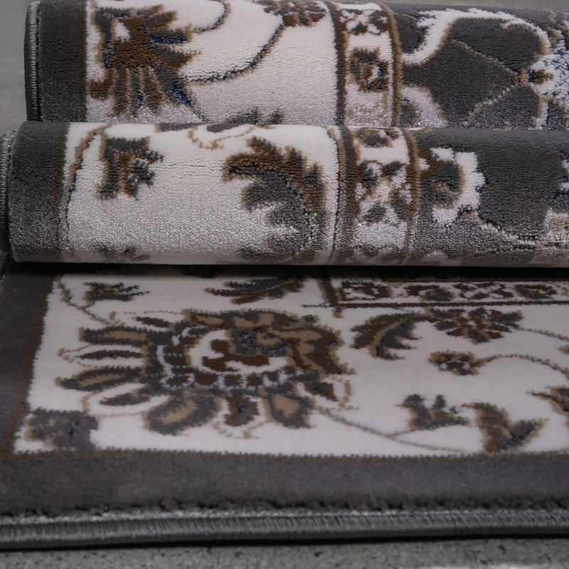 Gewirtz-Tapis turc-GRIS, Rectangle 5 pi 3 po x 7 pi 2 po