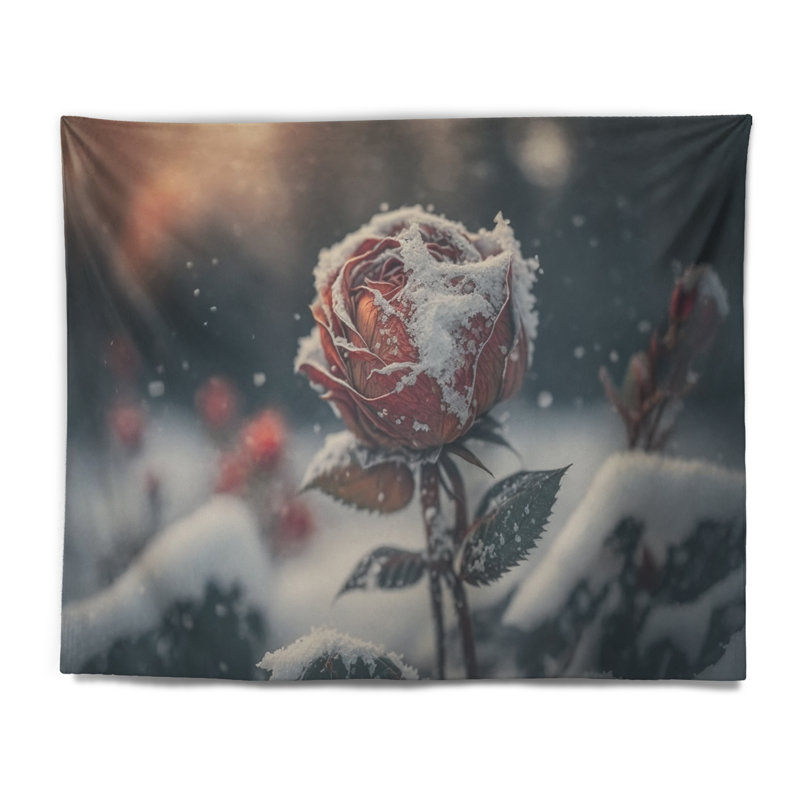 Tapisserie en polyester A Rose II, H 50 po x l 60 po