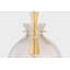 Luminaire suspendu large en laiton vieilli 1 lumière Mitzi Benita-114598549-114598550
