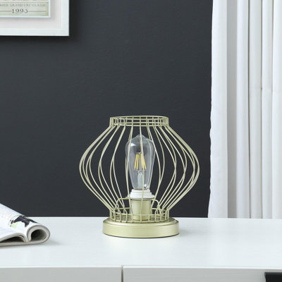 Lampe de table en métal 9,5 pouces