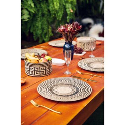 Plastic / Acrylic No Pattern Round Placemat