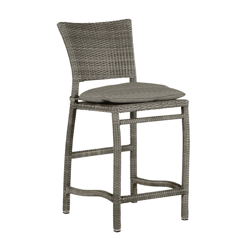 Tabouret de comptoir 24 po Skye - Huître, Huître, Welt, Intermix écorce