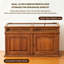 60.63 " W Solid Wood Jewelry Armoire