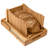 Bamboo Bread Slicer With Crumb Tray Bamboo Bread Cutter For Homemade Bread, Loaf Cakes, Bagels Slicer, 3 Slice Sizes, Adjustable, Compact, Foldable