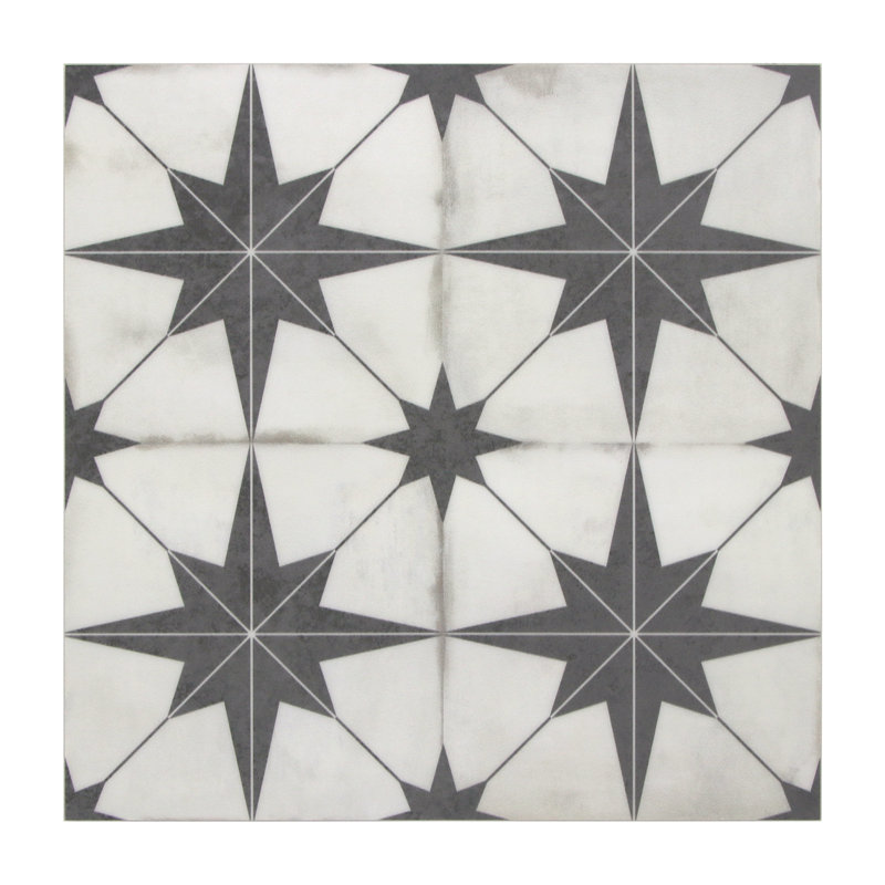 9'' x 9'' x 4mm SPC Peel & Stick Floor Tile Patterned Luxury Vinyl Flooring