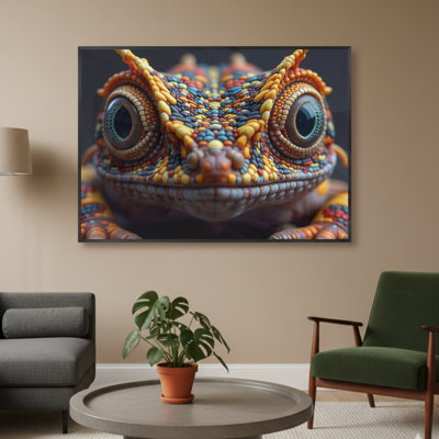 Single Picture Frame LED Illuminated Wall Art Wall Art on Glass / Aluminium