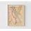 Moyen-Orient, Égypte - 1867 noir, carte antique de l'Égypte, impression de carte de l'Arabie, décor de carte du Moyen-Orient ancien, art mural très grande géographie