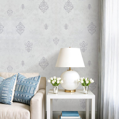 Non-Pasted Non-Woven 3D Embossed Wallpaper Roll