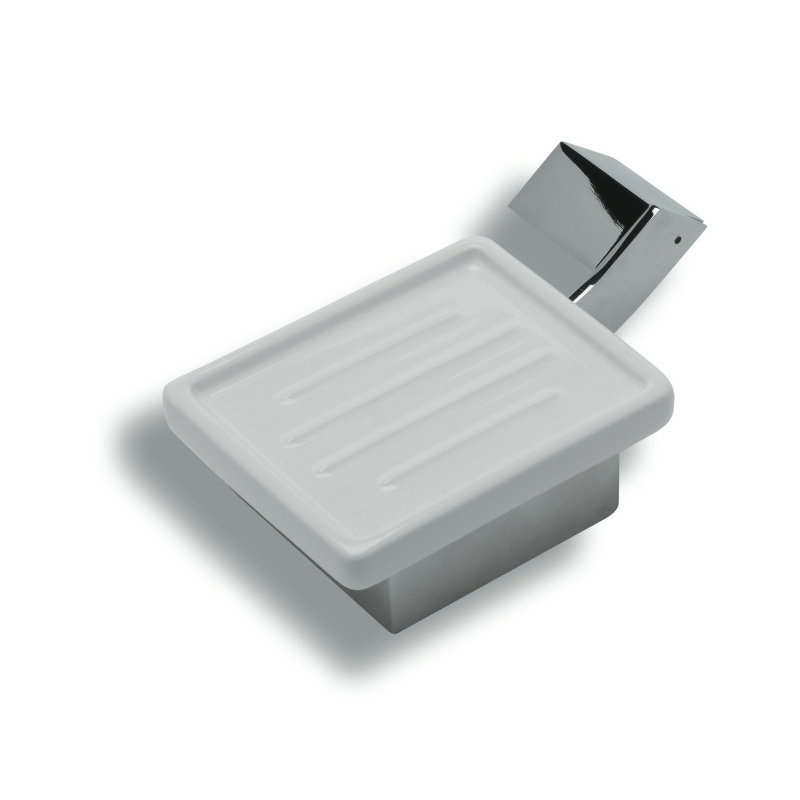 Porte-savon fluide, Chrome