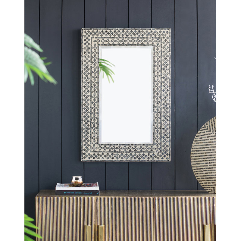Capiz Shell Handmade Accent Wall Mirror