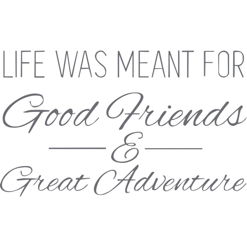 Wall Decal, Large, Grey
