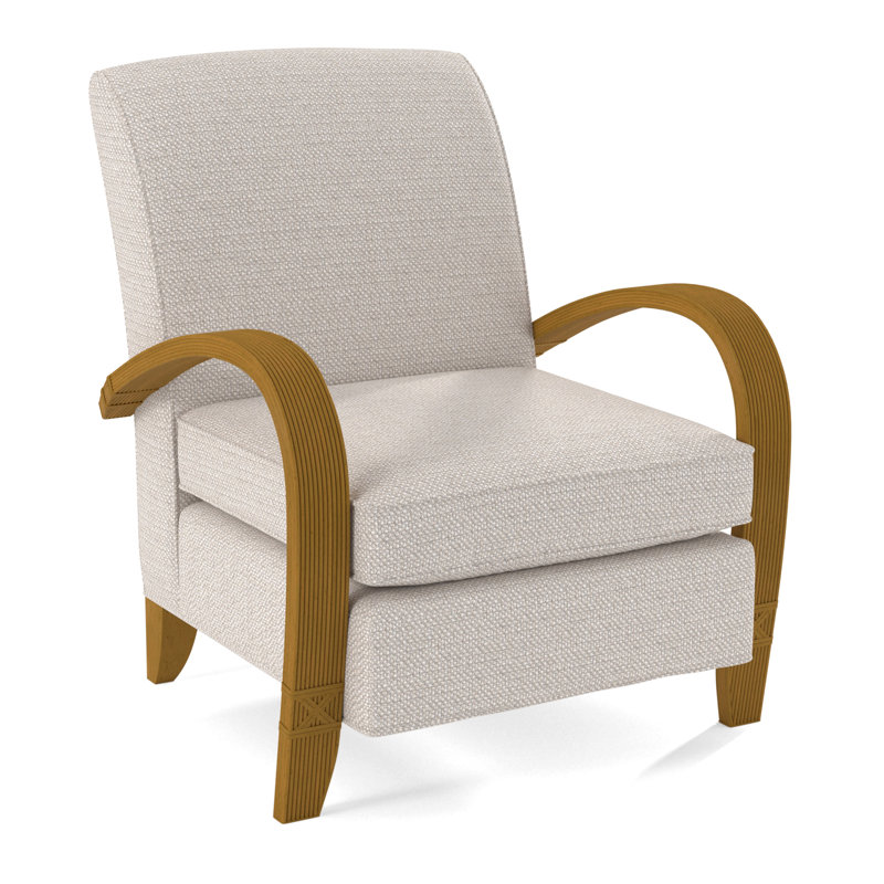 Vero Armchair, White Textured Performance; 0865-91, Black
