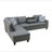 L shape Sectional Sofa Chair with cup holder -Left