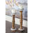 15'' H Stone Tabletop Candlestick