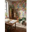 Papier peint floral rétro classique