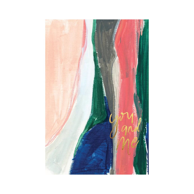 Painterly Color Block by Joy Ting - Wrapped Canvas Gallery-Wrapped Canvas Giclée, 66.04 cm H x 45.72 cm W