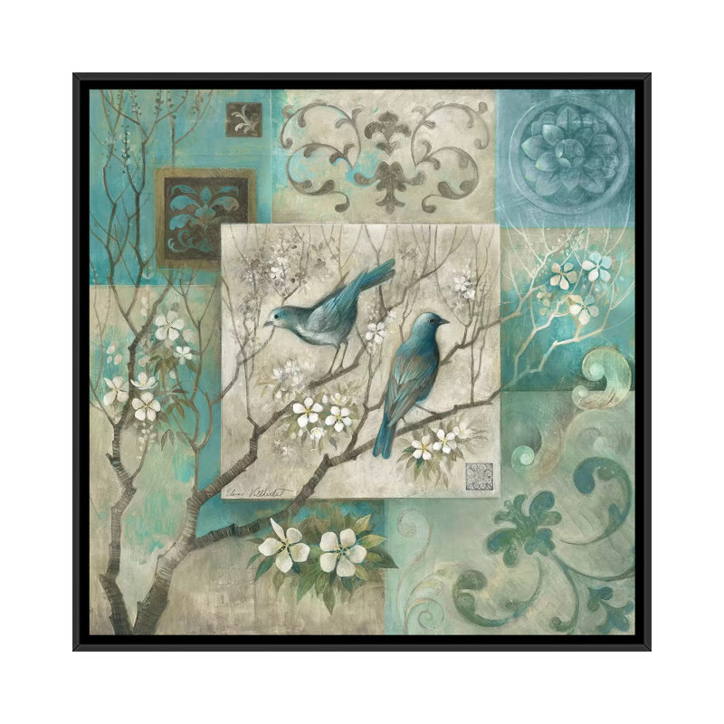 « arboretum spring song ii », reproduction d’impression sur toile, H 37 po x l 37 po x P 1,5 po, Pas de tapis