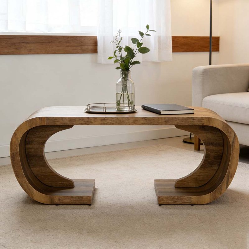 C-Shaped Coffee Table