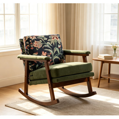 Chaise berçante moderne Mid-Century